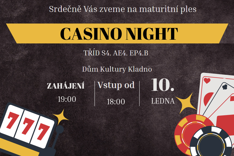 Maturitní ples SPŠ a VOŠ, Kladno 10. 1. 2026