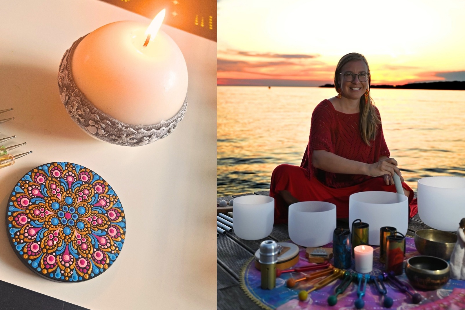 Tečkování a zvuková lázeň - Dotting and sound bath