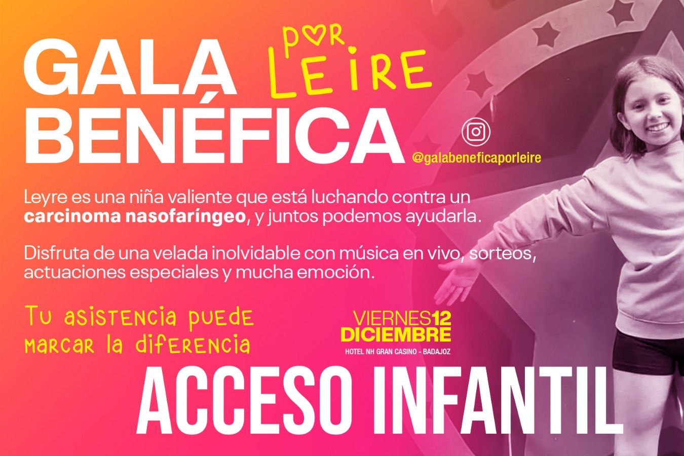 Gala Benéficia por Leire - ENTRADAS INFANTILES