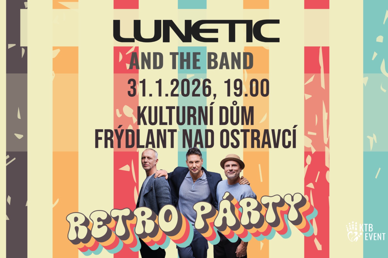 LUNETIC & band Retro párty