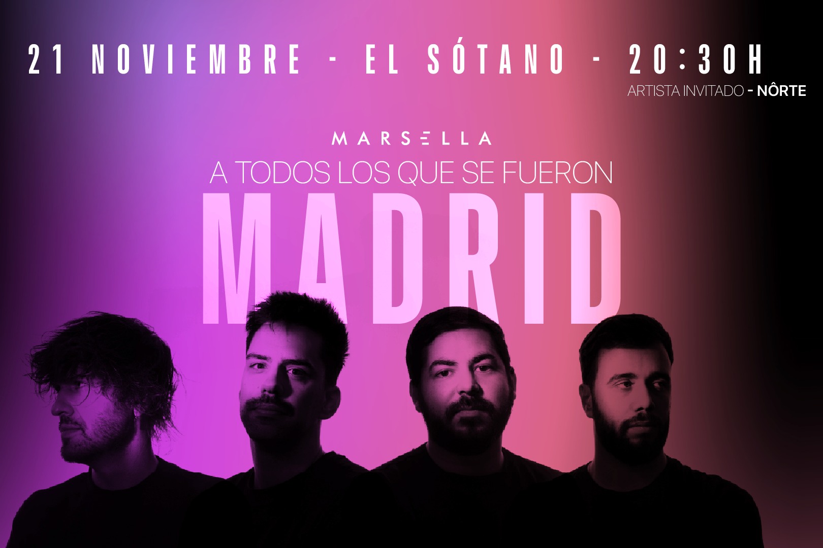 Marsella  presentación nuevo disco en Madrid