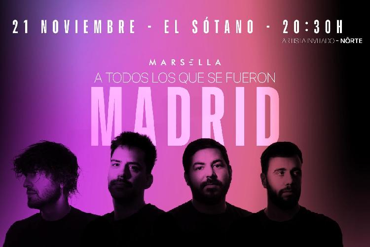 Marsella  presentación nuevo disco en Madrid