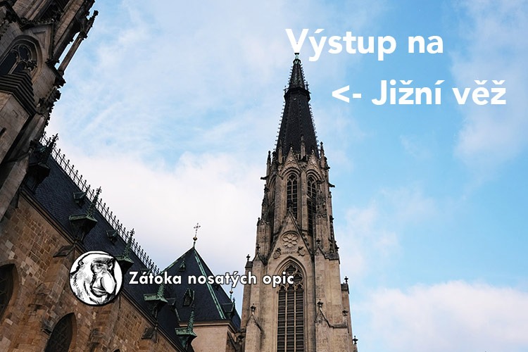 Výstup na jižní věž Sv. Václava