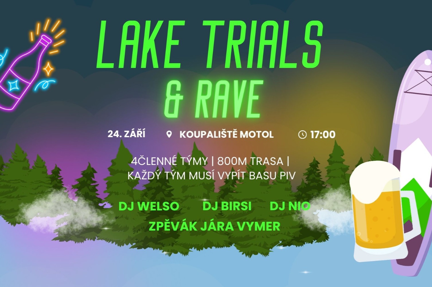 Lake trials & Rave