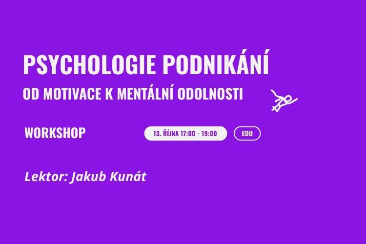 Workshop: Psychologie podnikání