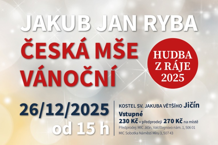 Česká mše vánoční na festivalu Hudba z ráje