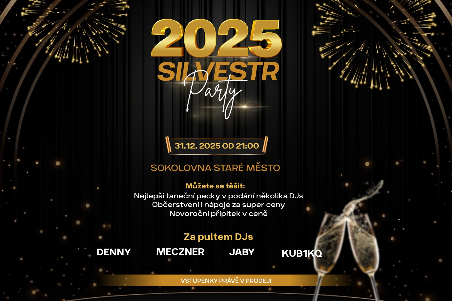 SILVESTROVSKÁ PÁRTY ve STARÉM MĚSTĚ 2025