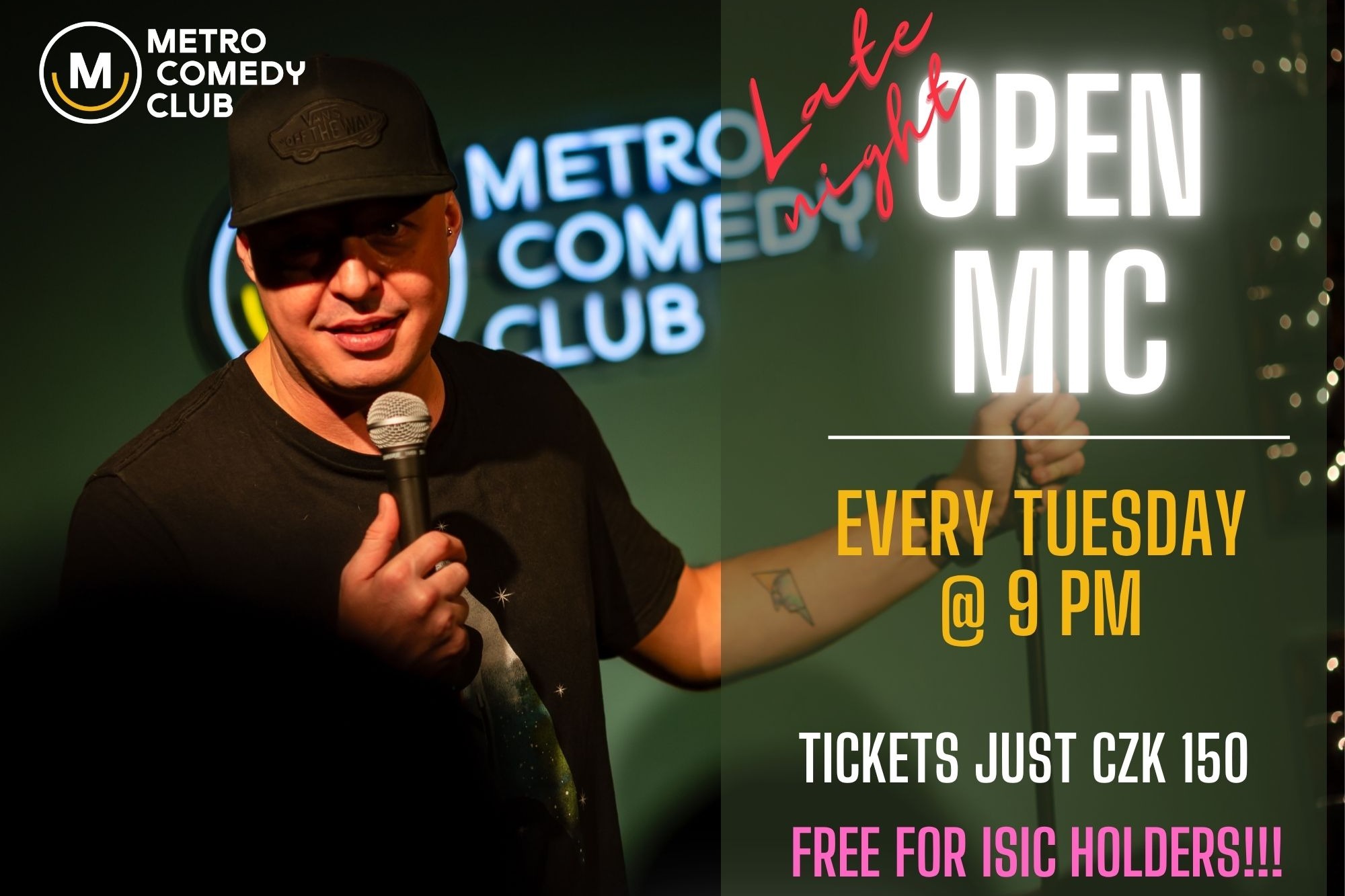 Late Open Mic Night - 9th September (9 PM) 