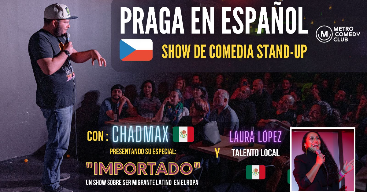 Praga en Español Show de comedia standup BOOM