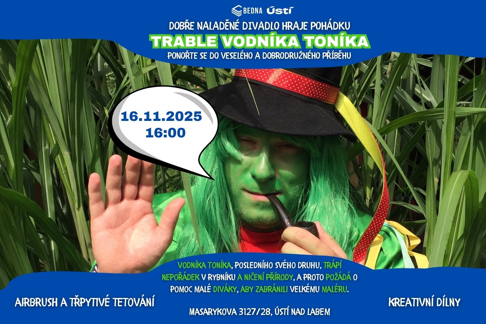 Trable vodníka Toníka - Divadlo pro děti