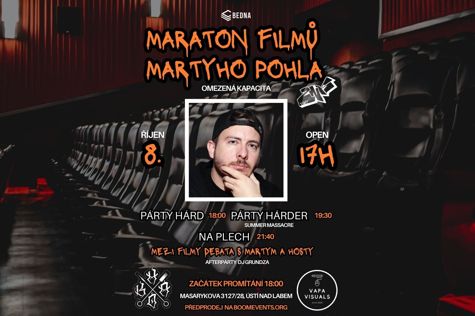 Maraton filmů Martyho Pohla
